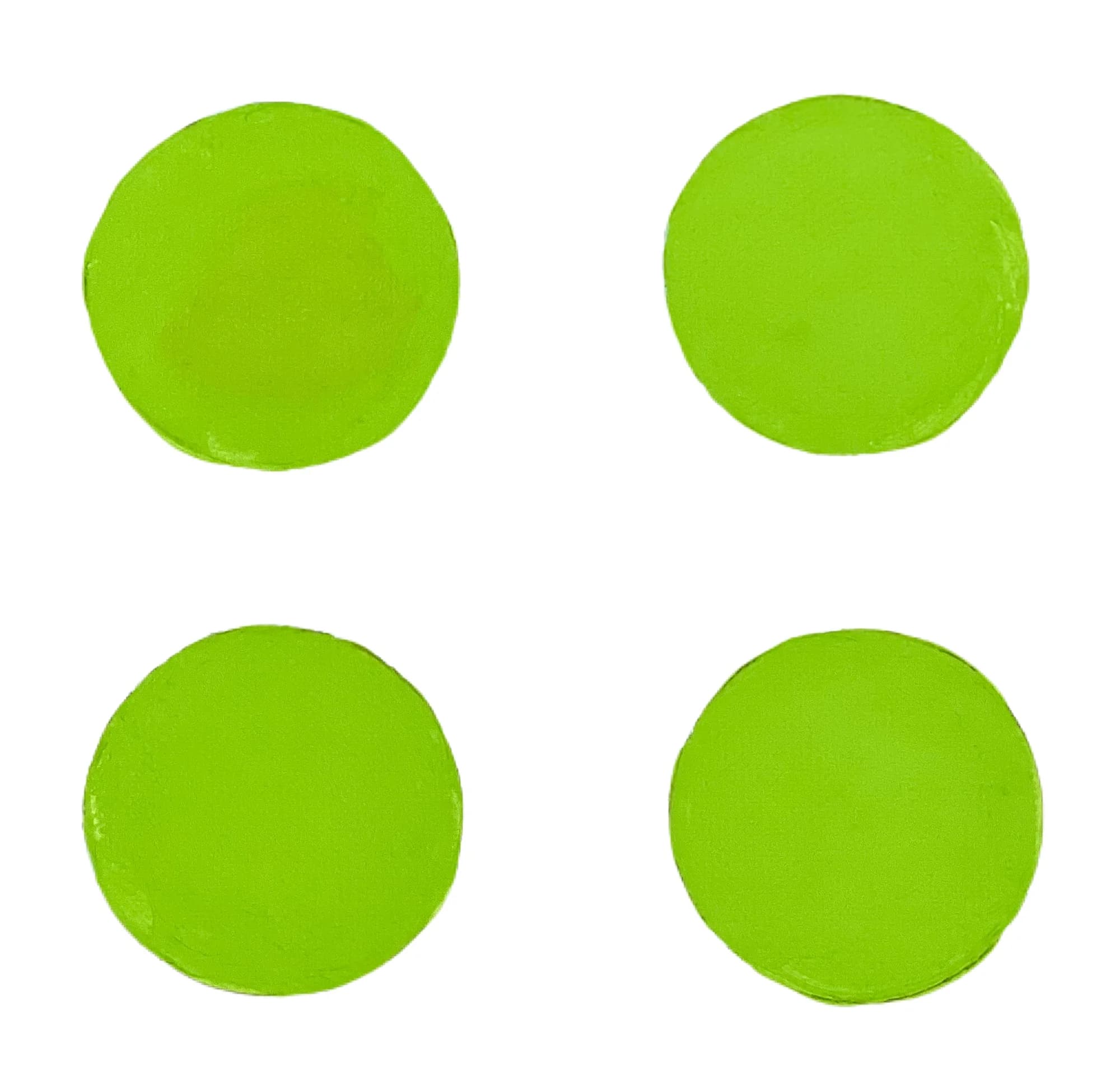 Lime DOTS on White