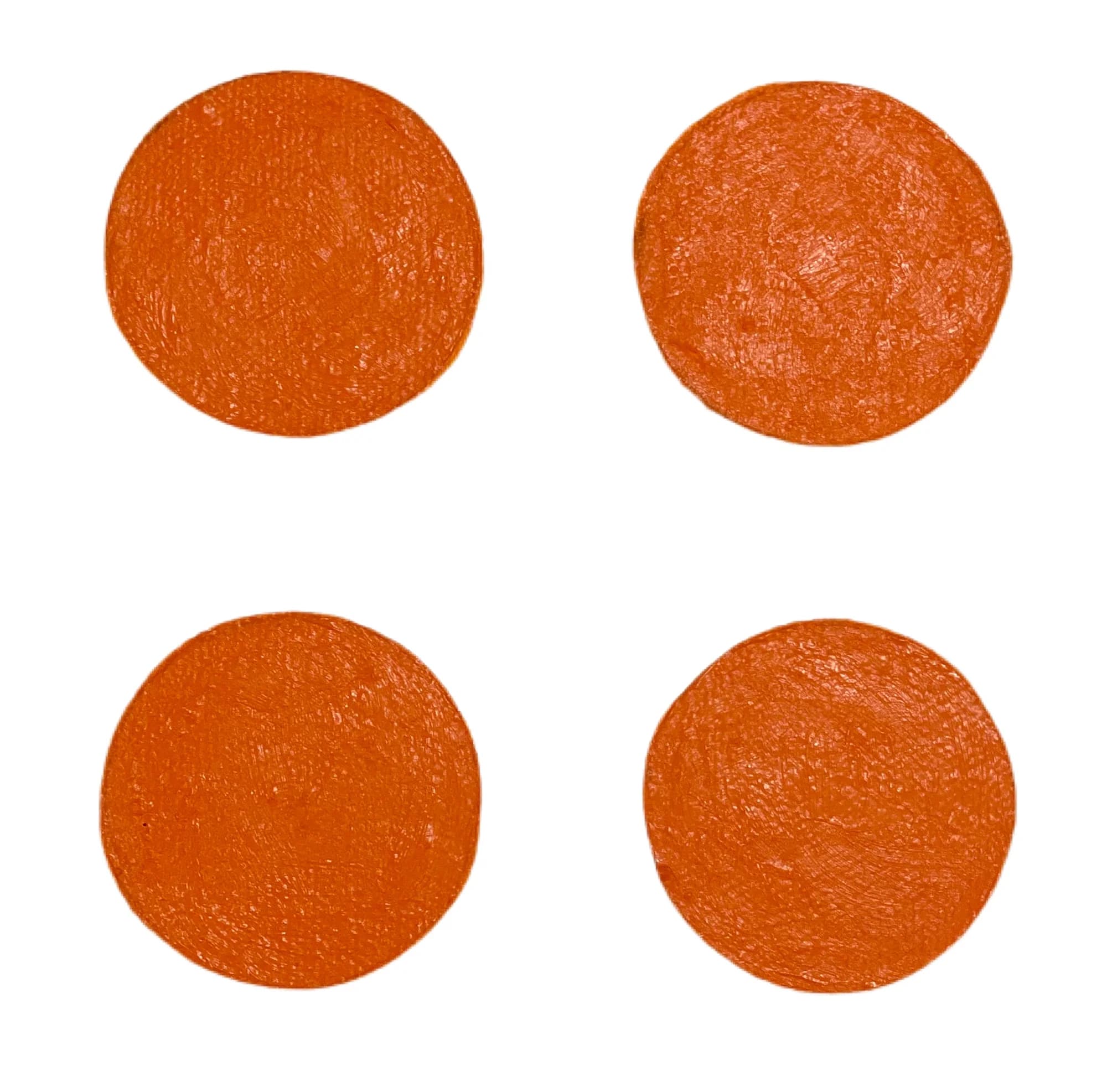 Orange DOTS on White