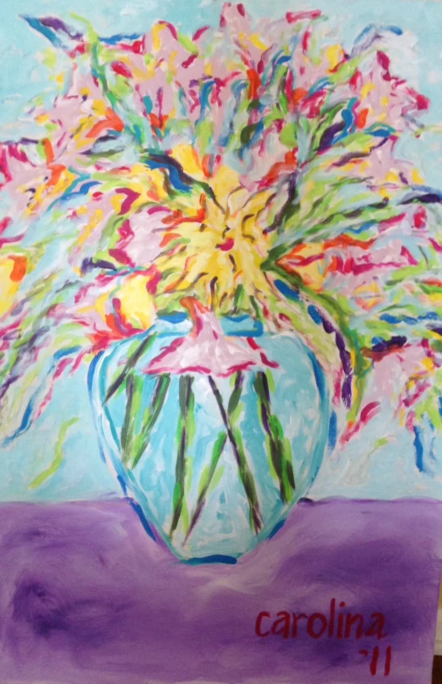 Gladiolus in a Vase