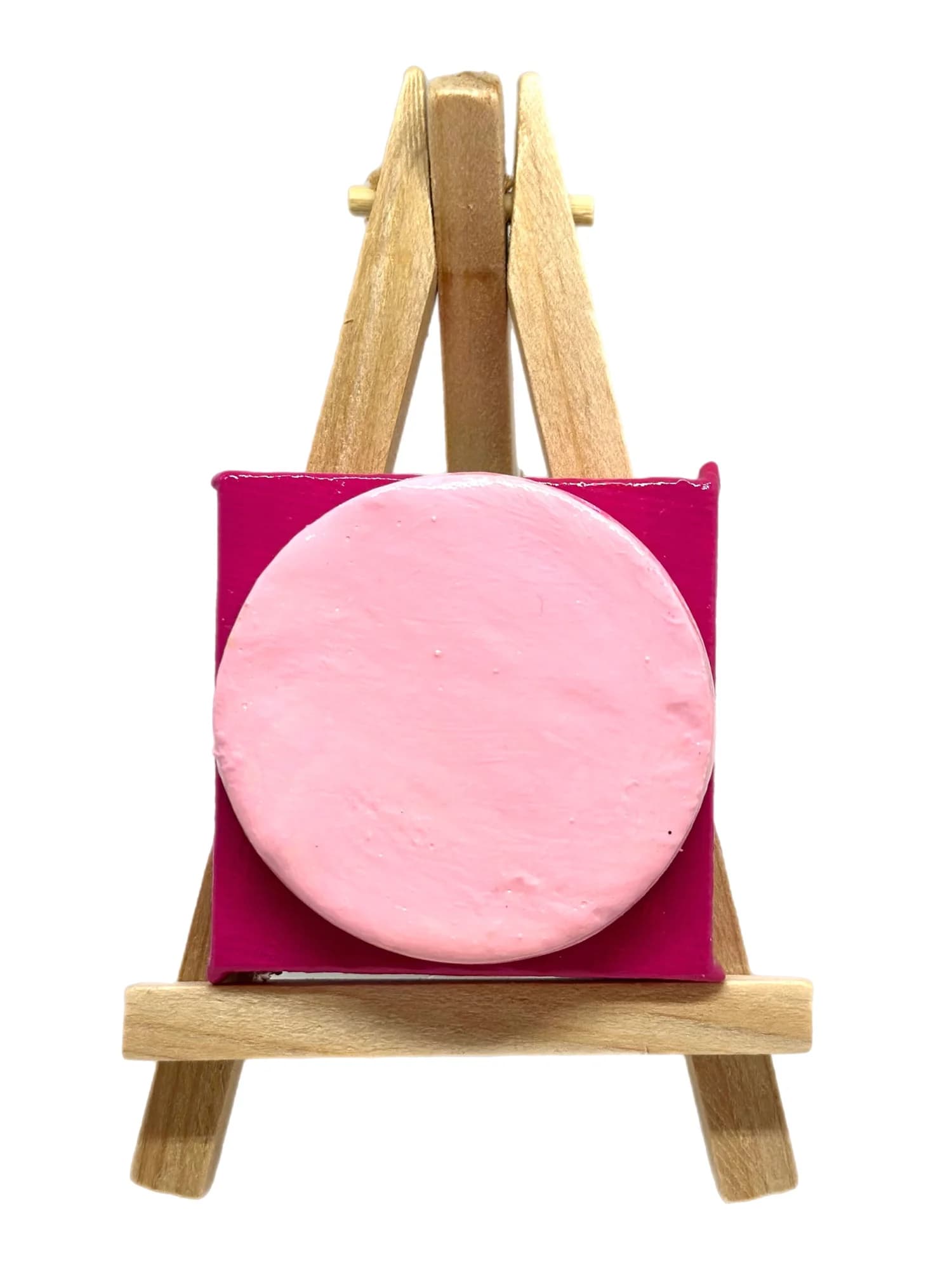 Mini Dot - Pink on Magenta